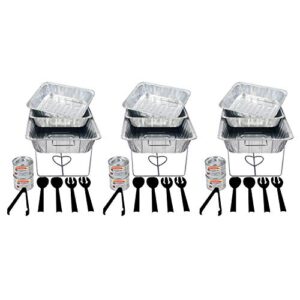 party essentials - upk-33* - upk-33 33 piece party serving kit, includes chafing kits and serving utensils