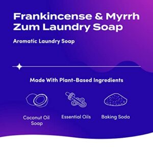 Indigo Wild Zum Clean Laundry Soap Frankincense Myrrh,64 fl oz