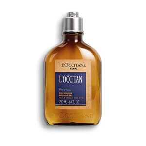 l'occitane shower gel: subtle lavender scent, notes of pepper and nutmeg, gently cleanse hair & body