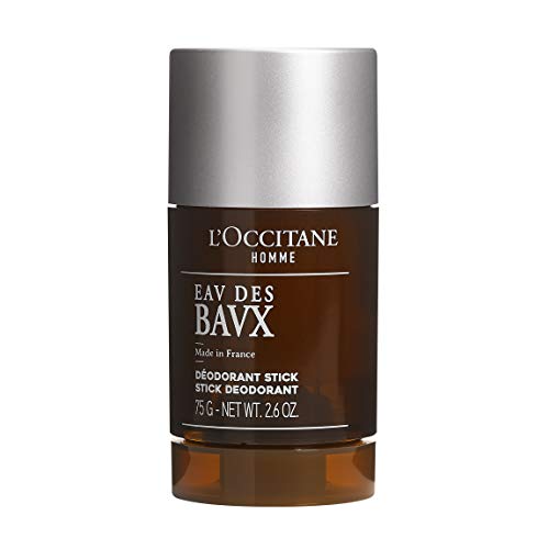 L'Occitane Eau des Baux Stick Deodorant, 2.6 Oz.: Alcohol-Free, Dries Quickly, Fresh Cypress Scent, Help Prevent Odors