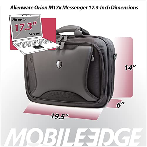 Mobile Edge ScanFast Checkpoint Friendly 17.3-Inch Gaming Laptop Messenger Bag Specifically Designed for Alienware Orion M17x