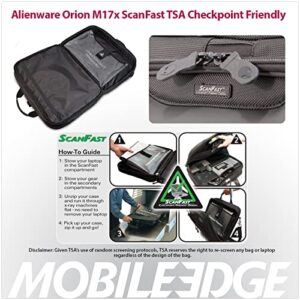 Mobile Edge ScanFast Checkpoint Friendly 17.3-Inch Gaming Laptop Messenger Bag Specifically Designed for Alienware Orion M17x