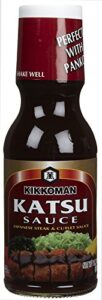 kikkoman tonkatsu sauce, glass bottles, 11.75 ounce