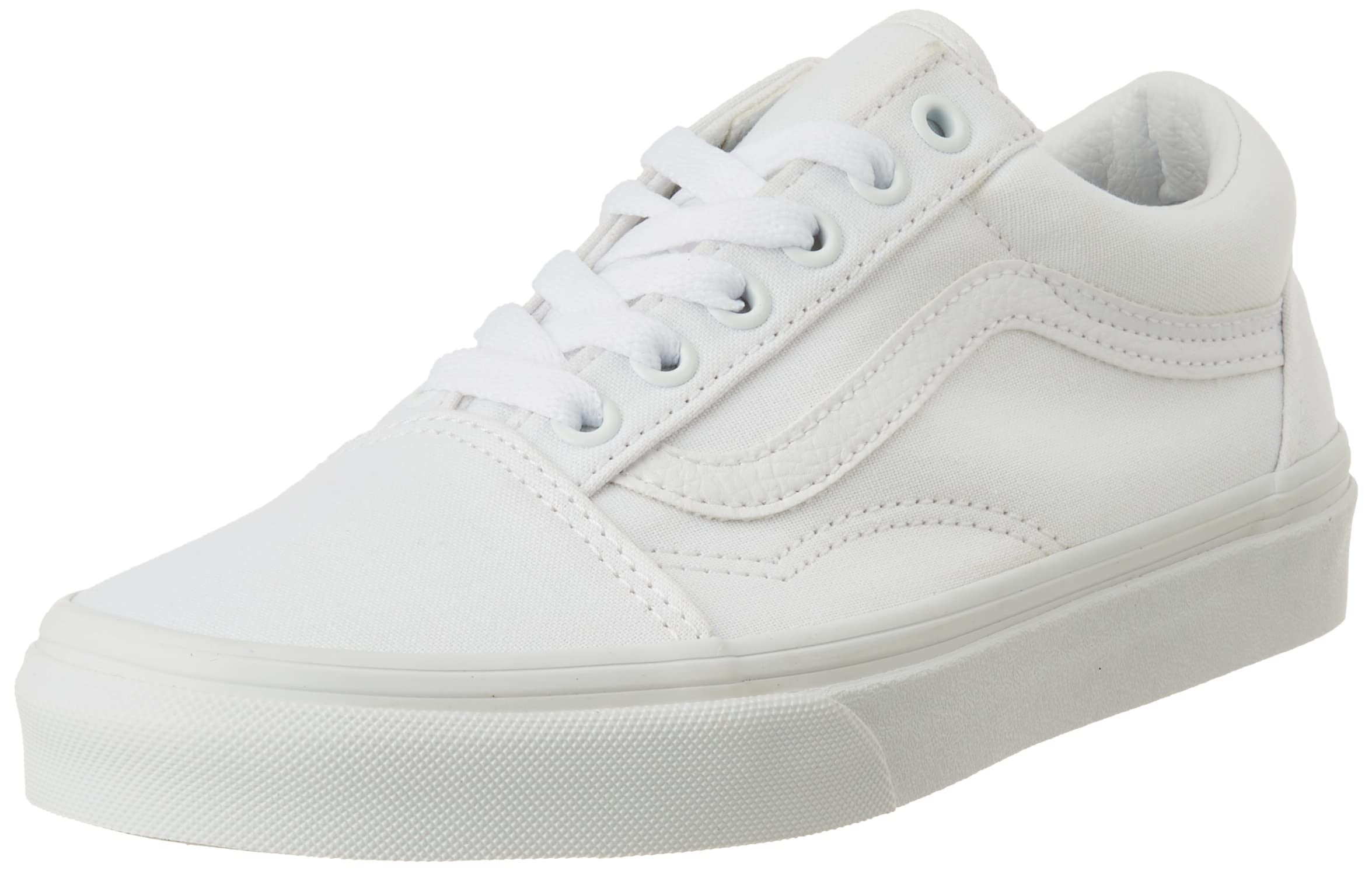 Vans Women's UA Old Skool Sneakers, True White, 8.5 Medium US