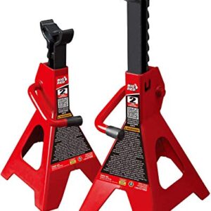 BIG RED Torin Hydraulic Trolley Floor Jack Combo with 2 Jack Stands, 2 Ton Capacity (T82001)