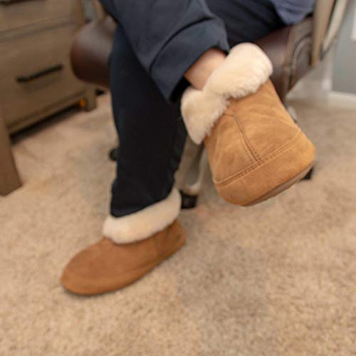 Acorn Men's Sheepskin Bootie Slipper