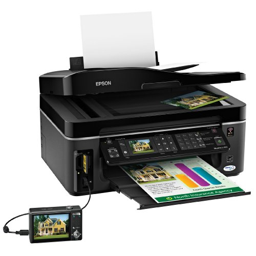 Epson WorkForce 610 Wireless Color Inkjet All-in-One Printer (C11CA50201)