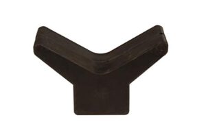 attwood 11201-1 boat trailer rubber bow 3x3 y-stop, black