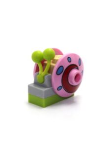 lego minifigure - spongebob squarepants - gary the snail