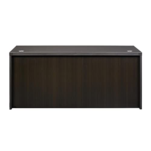 Safco Mayline ARD7236LDC Aberdeen Desk, 72", Mocha Laminate