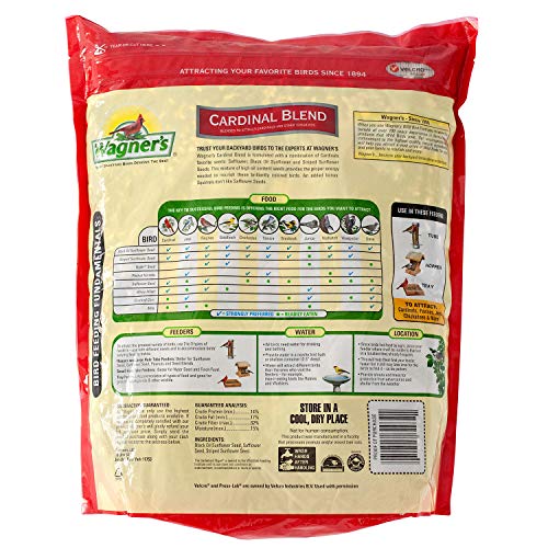 Wagner's 62032 Cardinal Blend Wild Bird Food, 6-Pound Bag