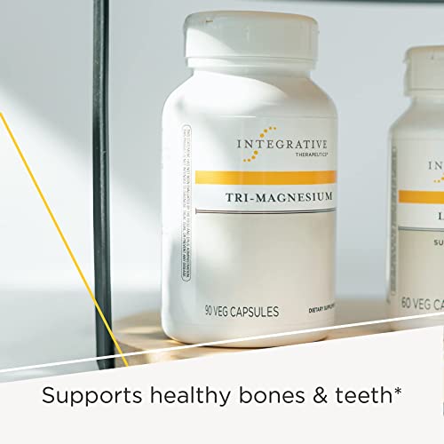 Integrative Therapeutics Tri-Magnesium - Supports Healthy Bones & Teeth* - Supports Cardiovascular & Neurological Function* - Promotes Calm* - 90 Capsules