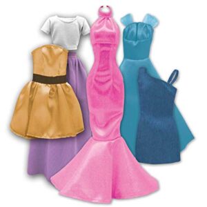 Barbie Be a Fashion Designer Doll Dress Up Kit, 5 Outfits