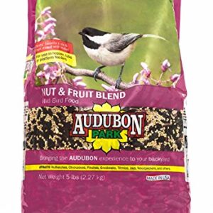 Audubon Park 12226 Nut and Fruit Blend Wild Bird Food, 5-Pounds