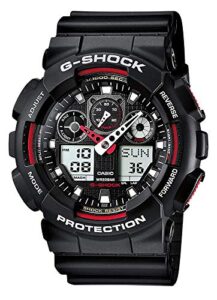 casio g-shock original ga-100-1a4er mens black watch