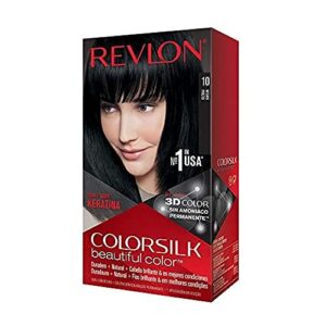 revlon colorsilk haircolor, black, 1-count (pack of 1)
