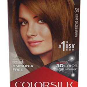 Revlon ColorSilk Hair Color 54 Light Golden Brown 1 Each ( Pack of 3)