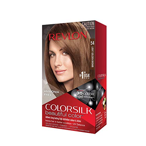 Revlon ColorSilk Hair Color 54 Light Golden Brown 1 Each ( Pack of 3)