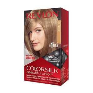 revlon colorsilk haircolor, dark blonde, 10 ounces (pack of 3)