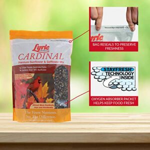 Lyric Cardinal Wild Bird Seed - Sunflower & Safflower Premium Bird Food Mix for Cardinals, Grosbeaks & Blue Jays - 3.75 lb bag