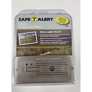 Marinetech Safe T Alert 30-442-P-BR Classic Propane/LP Gas Alarm - 12V, 30 Series Flush Mount, Brown