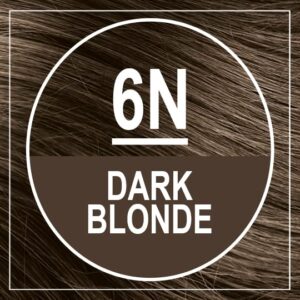 Naturtint Permanent Hair Color 6N Dark Blonde (Pack of 1), Ammonia Free, Vegan, Cruelty Free, up to 100% Gray Coverage, Long Lasting Results