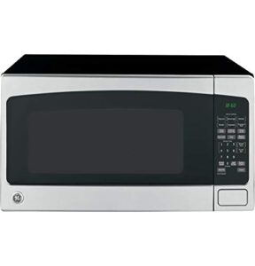 ge jes2051snss countertop microwave, 2.0, stainless steel