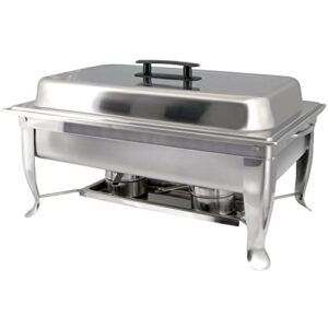 winco 8-quart foldable frame chafer set, full