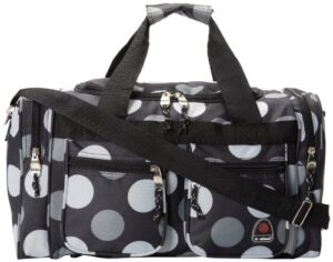 rockland duffel bag, big black dot, 19-inch