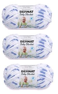 bernat baby blanket yarn (3-pack) little denim 161103-3116