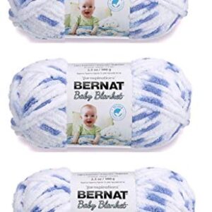 Bernat Baby Blanket Yarn (3-Pack) Little Denim 161103-3116