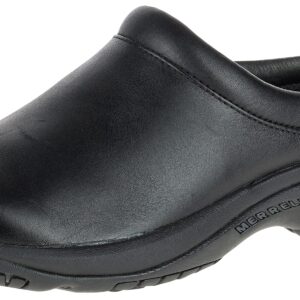 Merrell mens J66171 loafers shoes, Smooth Black, 9.5 US