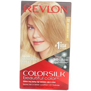 revlon colorsilk hair color 70 medium ash blonde 1 each