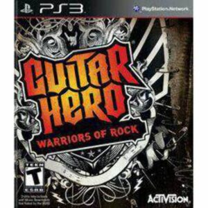 guitar hero: warriors of rock stand-alone software - playstation 3