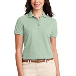 Port Authority Ladies Silk Touch Polo S Mint Green