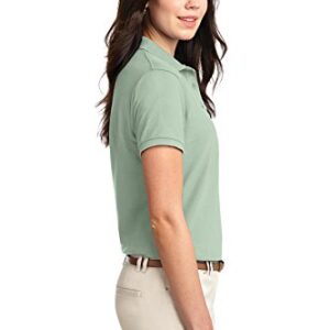Port Authority Ladies Silk Touch Polo S Mint Green