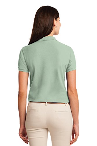 Port Authority Ladies Silk Touch Polo S Mint Green