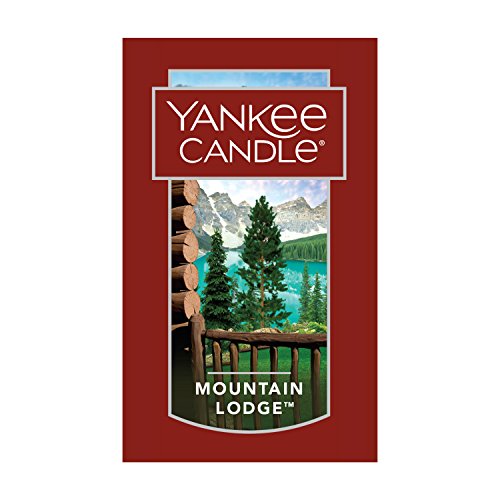 Yankee Candle Mountain Lodge Scented, Classic 22oz Large Jar Single Wick Candle, Over 110 Hours of Burn Time