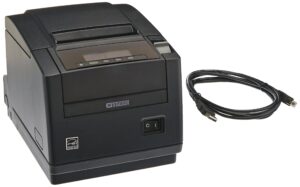 citizen america ct-s801s3ububkp ct-s801 series pos thermal printer with pne sensor, top exit, 300 mm/sec printing speed, usb connection, black