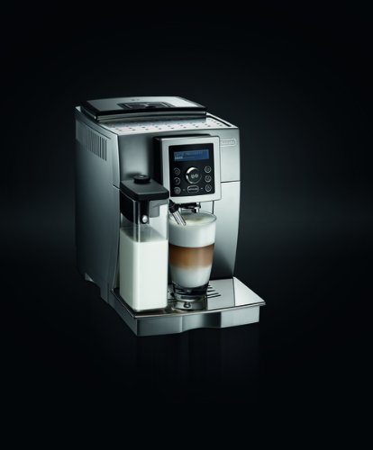 DeLonghi Compact Automatic Cappuccino, Latte and Espresso Machine, Silver