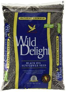 wild delight black oil sunflower seed, 5 lb