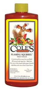 cole's fs08 flaming squirrel seed sauce, 8-ounce