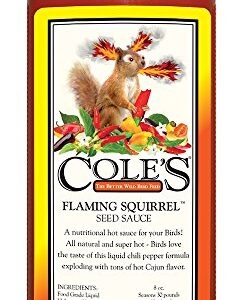 Cole's FS08 Flaming Squirrel Seed Sauce, 8-Ounce