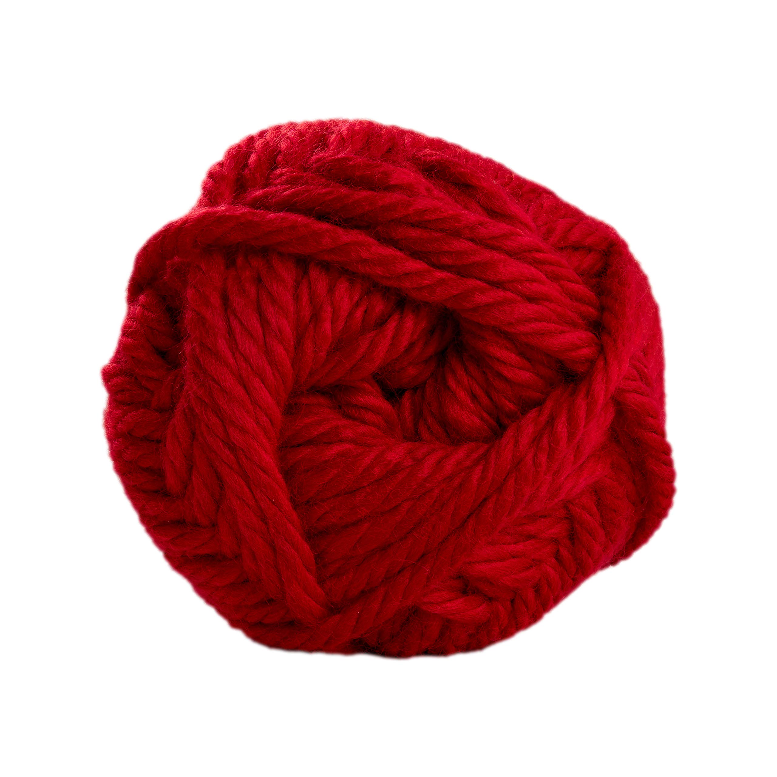 Lion Brand Yarn Hometown Yarn, Bulky Yarn for Knitting and Crocheting, Cincinnati Red, 192 Foot (Pack of 1)