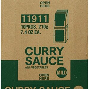 S&B Curry Sauce with Vegetables Mild, 7.4-Ounce (Pack of 10)