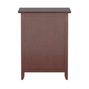 Winsome Wood Eugene Accent Table, Walnut