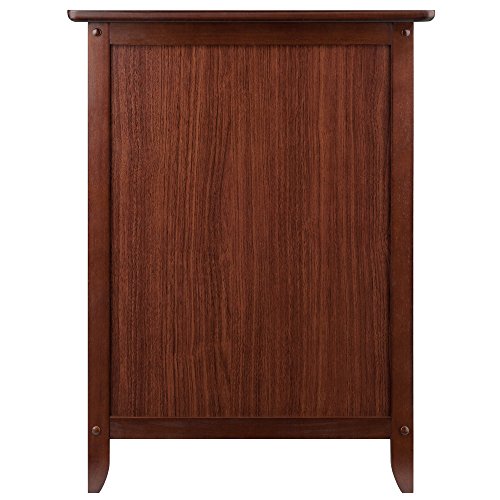 Winsome Wood Eugene Accent Table, Walnut