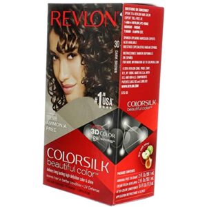 Revlon ColorSilk Hair Color, 30 Dark Brown 1 ea