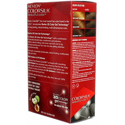 Revlon ColorSilk Hair Color, 30 Dark Brown 1 ea