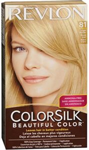 revlon colorsilk ammonia free permanent haircolor level 3 8n light blonde 81 by revlon